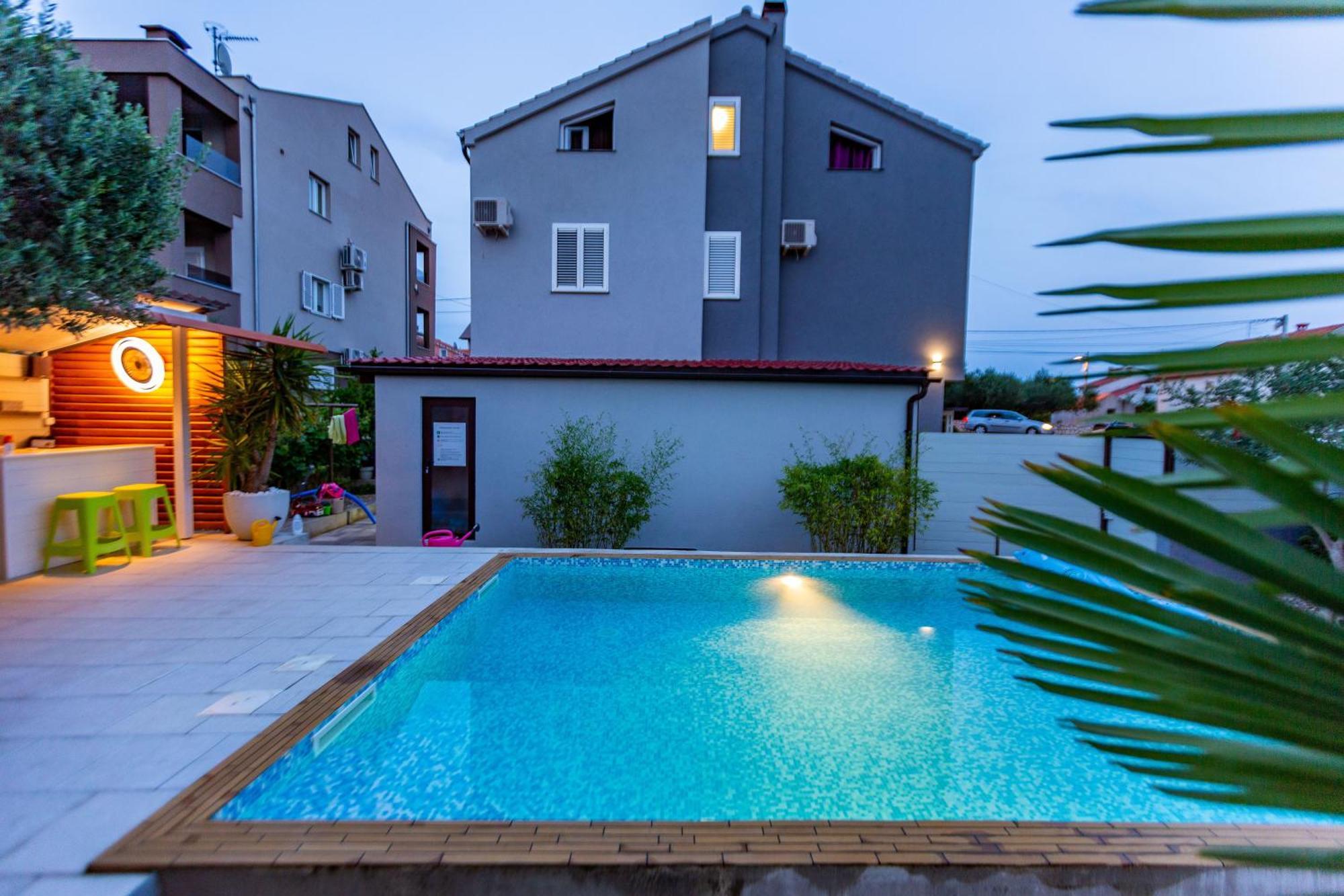 Katina Apartment With Private Pool Zadar Ngoại thất bức ảnh