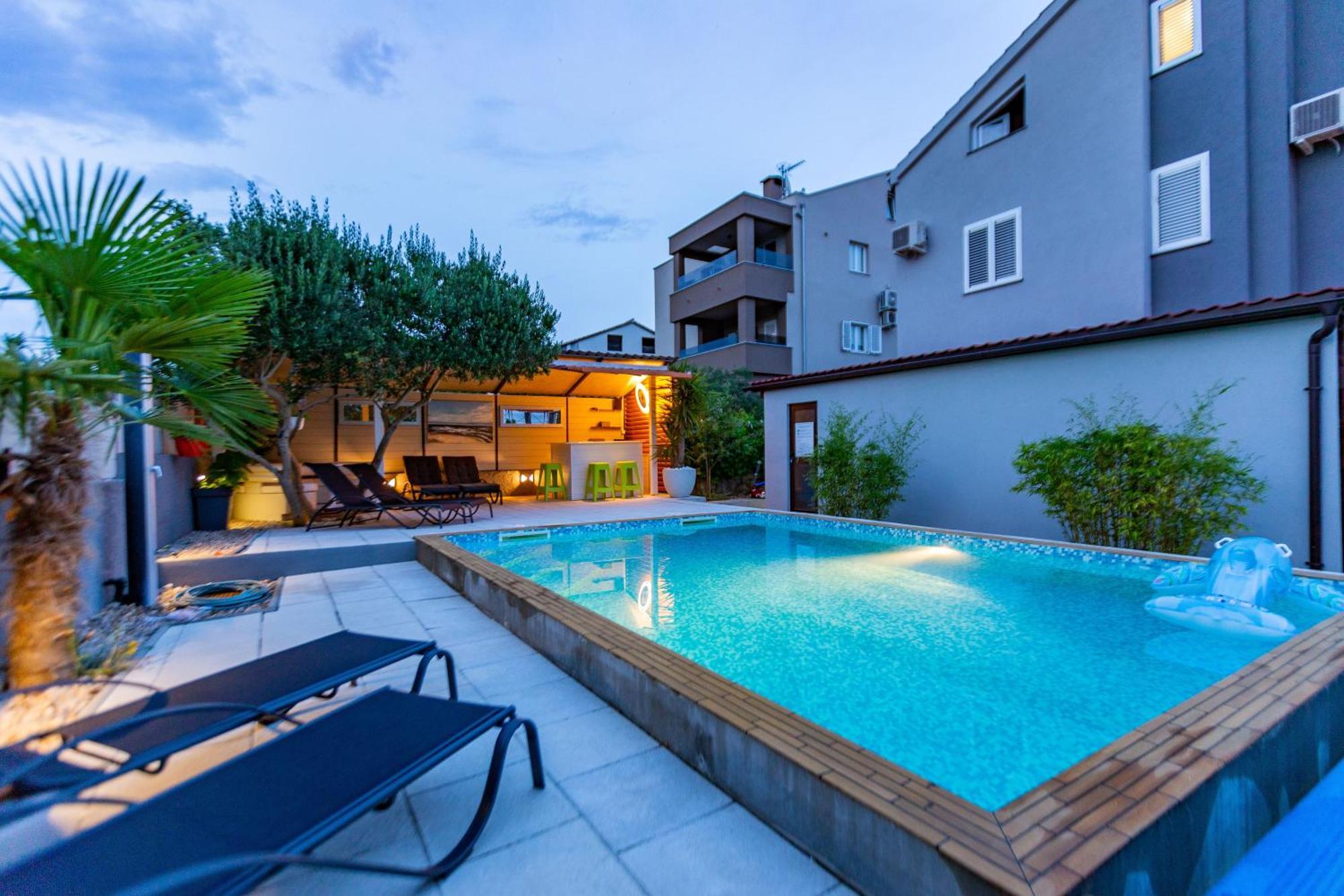 Katina Apartment With Private Pool Zadar Ngoại thất bức ảnh